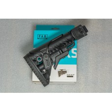 Телескопічний складний приклад Fab Defense GLR-16 (оригінал) до АКС, АКСУ. Адаптер DLG топ якість без люфту