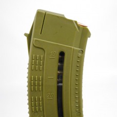 Магазин для АК 5.45 з вікном для контролю кількості патронів. Олива