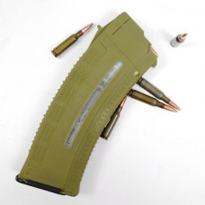 Магазин для АК 5.45 з вікном для контролю кількості патронів. Олива