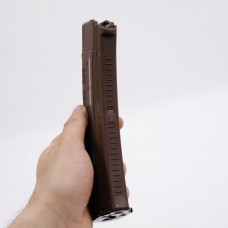 Магазин для АК 5.45 з вікном для контролю кількості патронів. Коричневий