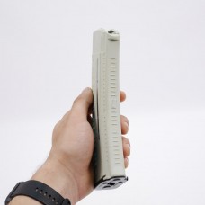 Магазин для АК 5.45 з вікном для контролю кількості патронів. Білий