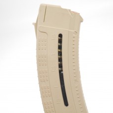 Магазин для АК 5.45 з вікном для контролю кількості патронів. Койот