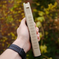 Магазин для АК 5.45 з вікном для контролю кількості патронів. Койот