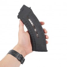 Магазин для АК 7.62х39 з вікном для контролю кількості патронів. Чорний