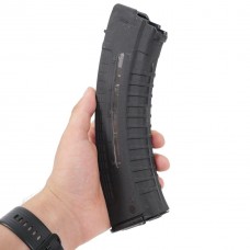 Магазин для АК 7.62х39 з вікном для контролю кількості патронів. Чорний