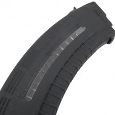 Магазин для АК 7.62х39 з вікном для контролю кількості патронів. Чорний