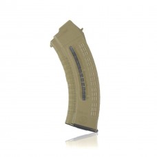Магазин для АК 7.62х39 з вікном для контролю кількості патронів. Койот